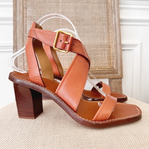Chloé Virginia Strappy Block Heel Sandals - Picture 2 of 16